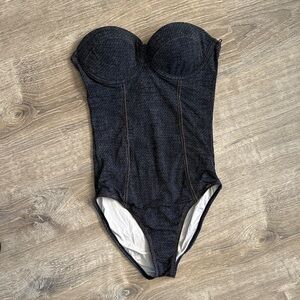 Denim Design One Piece